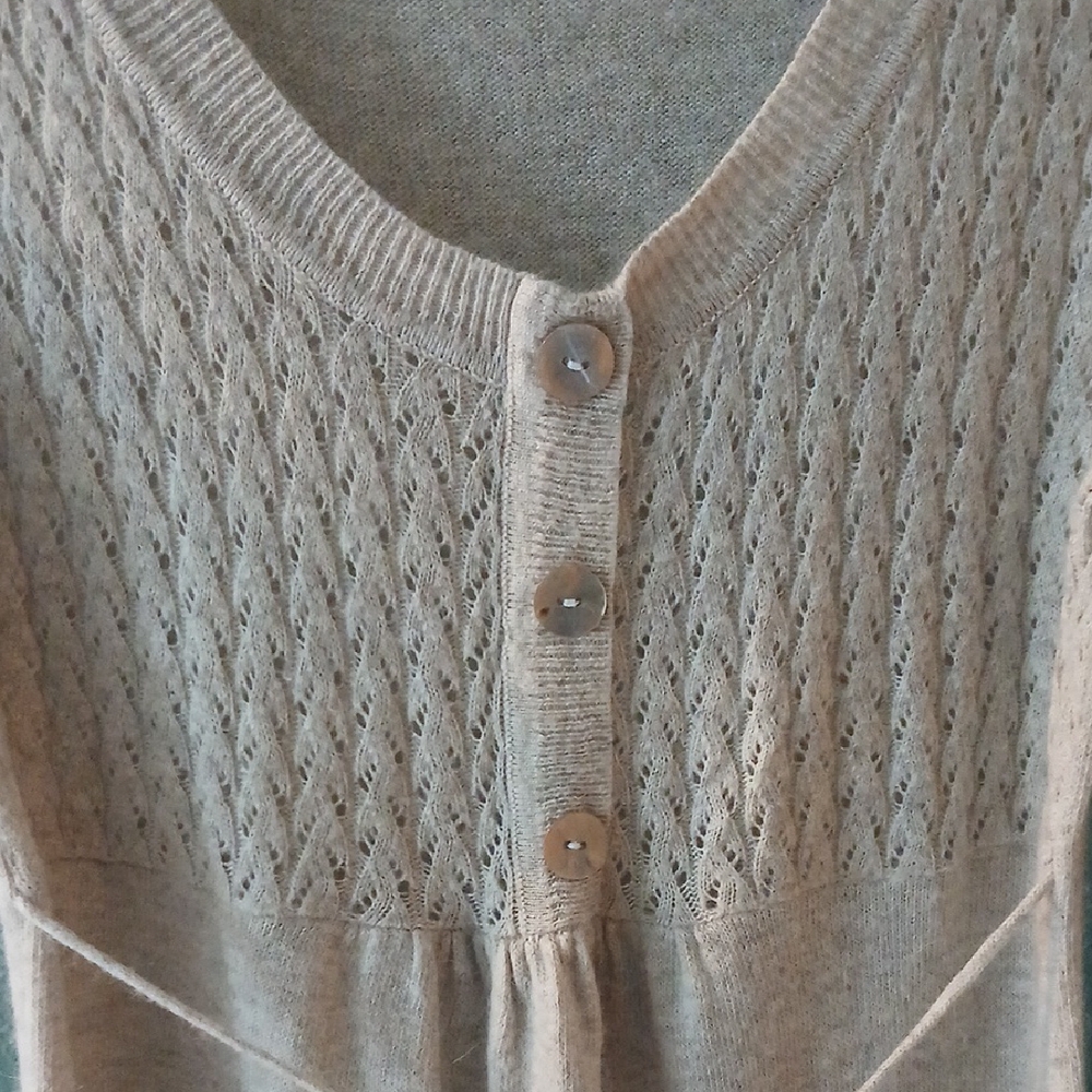 BCBGMaxAzria Light Tan Knit Cardigan